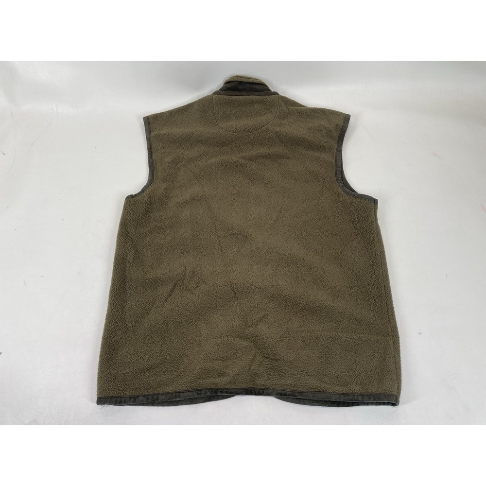 Cabelas Outfitter Series Fleece‎ Full Zip Sleeveless Vest Mens Size M Hunting - Picture 2 of 4